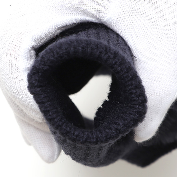  手袋 指なし レディース ハンドウォーマー フィンガーレス手袋 グローブ 防寒 冬 ファー 暖かい スマホ ブルー ネイビー 青色 おしゃれ かわいい 指あき手袋 リブ 女性 ブランド ファー付き 手袋 冷え取り 冷え性 クロダ(KURODA)