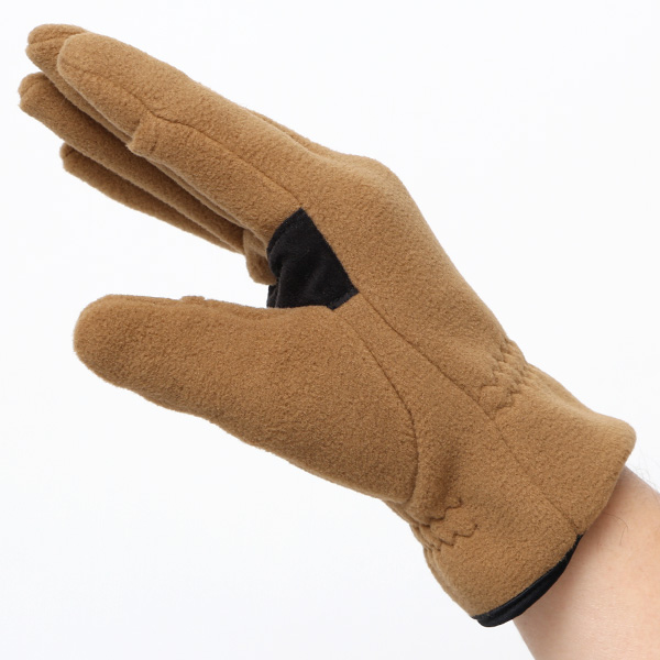  スマホ対応 手袋 メンズ 自転車 防寒 バイクグローブ フリース 手袋 アウトドア サイクルグローブ 軽い ベージュ 肌色 男性用 グローブ 冬 軽量 自転車 手袋 暖かい サイクリング 通勤 通学 おしゃれ 手袋 クロダ(KURODA)