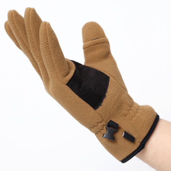  スマホ対応 手袋 メンズ 自転車 防寒 バイクグローブ フリース 手袋 アウトドア サイクルグローブ 軽い ベージュ 肌色 男性用 グローブ 冬 軽量 自転車 手袋 暖かい サイクリング 通勤 通学 おしゃれ 手袋 クロダ(KURODA)