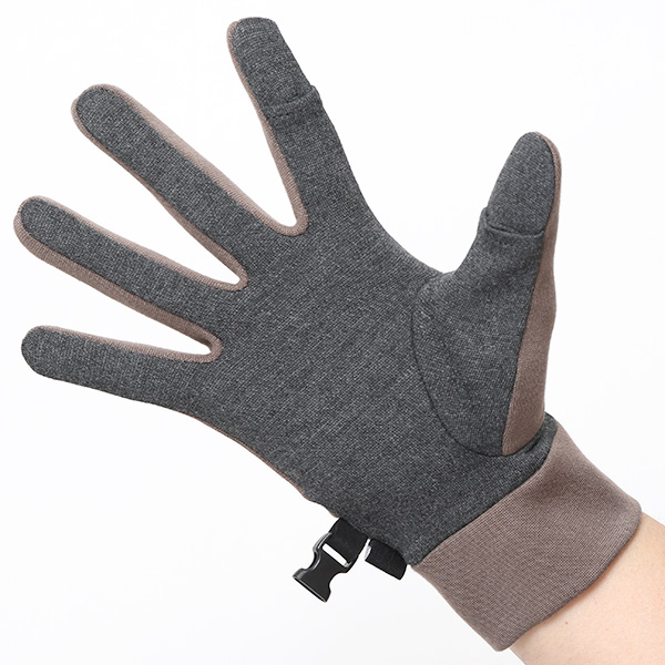  手袋 メンズ ウォーキング手袋 ジョギング グローブ 保温 伸縮性あり スマホ タッチパネル 手袋 春 秋 グレー グレイ 灰色 おしゃれ ランニング アウトドア スポーツ 散歩 手袋 軽量 ブランド クロダ(KURODA) ペレック(PELLEK)