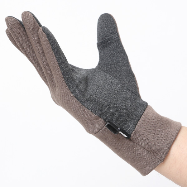  手袋 メンズ ウォーキング手袋 ジョギング グローブ 保温 伸縮性あり スマホ タッチパネル 手袋 春 秋 グレー グレイ 灰色 おしゃれ ランニング アウトドア スポーツ 散歩 手袋 軽量 ブランド クロダ(KURODA) ペレック(PELLEK)