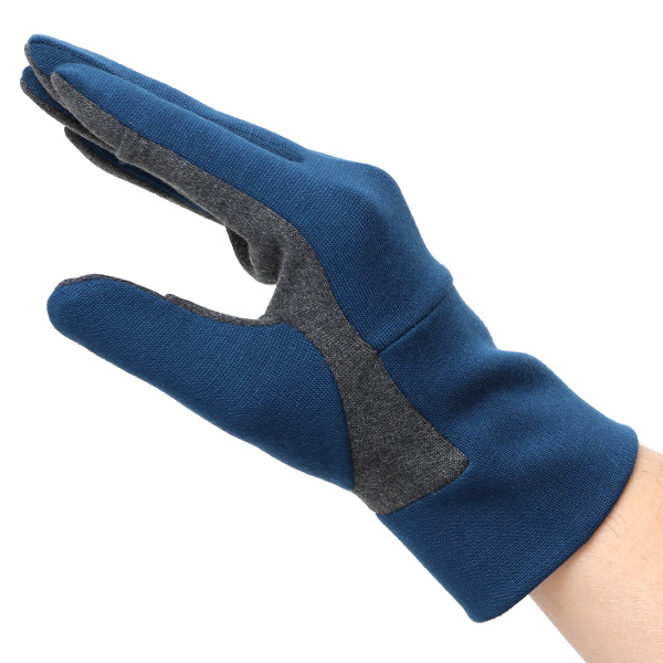 手袋 メンズ ウォーキング手袋 ジョギング グローブ 保温 伸縮性あり スマホ タッチパネル 手袋 春 秋 ブルー ネイビー 青色 おしゃれ ランニング アウトドア スポーツ 散歩 手袋 軽量 ブランド クロダ(KURODA) ペレック(PELLEK)