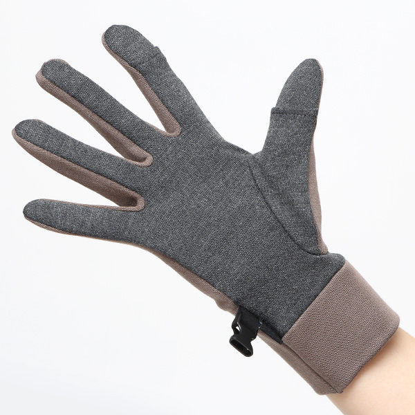  手袋 レディース ウォーキング手袋 ジョギング グローブ 保温 伸縮性あり スマホ タッチパネル 手袋 グレー グレイ 灰色 おしゃれ ランニング アウトドア スポーツ 散歩 手袋 軽量 ブランド クロダ(KURODA) ペレック(PELLEK)