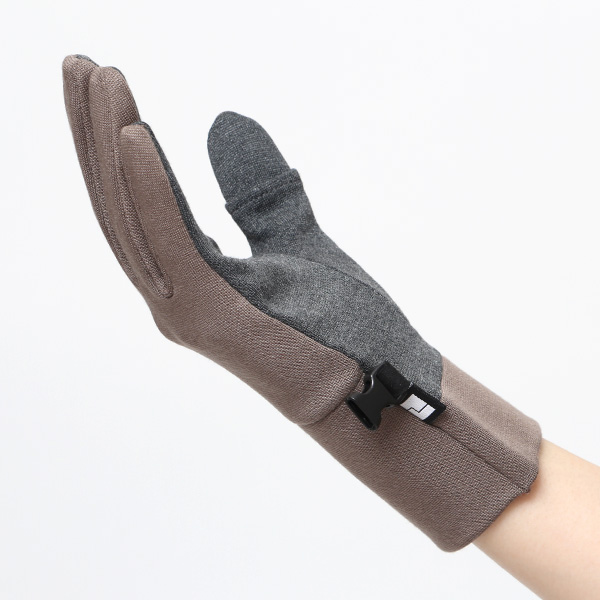  手袋 レディース ウォーキング手袋 ジョギング グローブ 保温 伸縮性あり スマホ タッチパネル 手袋 グレー グレイ 灰色 おしゃれ ランニング アウトドア スポーツ 散歩 手袋 軽量 ブランド クロダ(KURODA) ペレック(PELLEK)