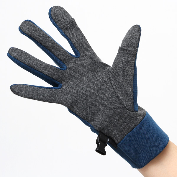  手袋 レディース ウォーキング手袋 ジョギング グローブ 保温 伸縮性あり スマホ タッチパネル 手袋 ブルー ネイビー 青色 おしゃれ ランニング アウトドア スポーツ 散歩 手袋 軽量 ブランド クロダ(KURODA) ペレック(PELLEK)