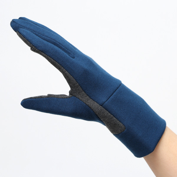  手袋 レディース ウォーキング手袋 ジョギング グローブ 保温 伸縮性あり スマホ タッチパネル 手袋 ブルー ネイビー 青色 おしゃれ ランニング アウトドア スポーツ 散歩 手袋 軽量 ブランド クロダ(KURODA) ペレック(PELLEK)