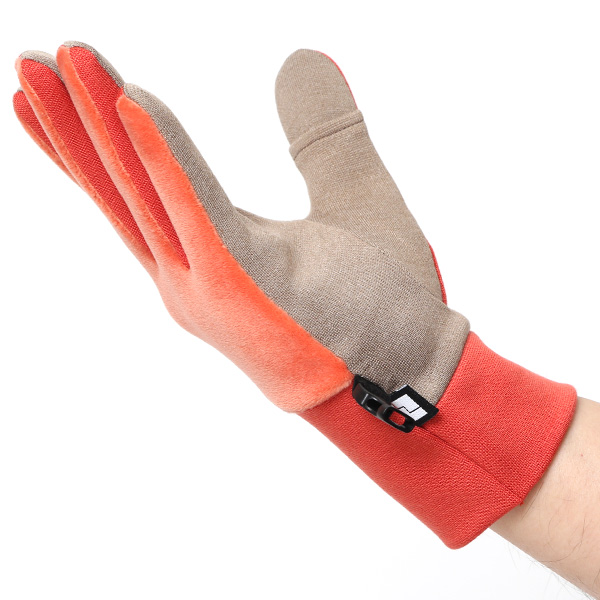  手袋 メンズ ウォーキング手袋 ジョギング グローブ 保温 伸縮性あり スマホ タッチパネル 手袋 春 秋 オレンジ 橙色 おしゃれ ランニング アウトドア スポーツ 散歩 手袋 軽量 ブランド クロダ(KURODA) ペレック(PELLEK)