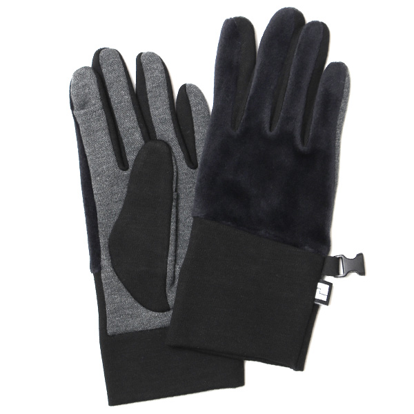 クロダ(KURODA) ペレック(PELLEK) 【WOMEN】 ウォーキング グローブ (ベロアタイプ) ブラック