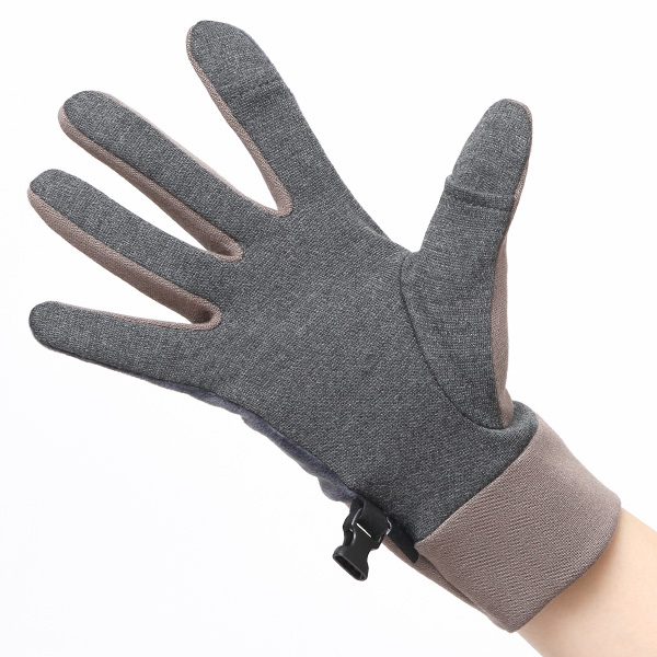  手袋 レディース ウォーキング手袋 ジョギング グローブ 保温 伸縮性あり スマホ タッチパネル 手袋 グレー グレイ 灰色 おしゃれ ランニング アウトドア スポーツ 散歩 手袋 軽量 ブランド クロダ(KURODA) ペレック(PELLEK)
