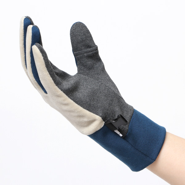 手袋 レディース ウォーキング手袋 ジョギング グローブ 保温 伸縮性あり スマホ タッチパネル 手袋 ブルー ネイビー 青色 おしゃれ ランニング アウトドア スポーツ 散歩 手袋 軽量 ブランド クロダ(KURODA) ペレック(PELLEK)