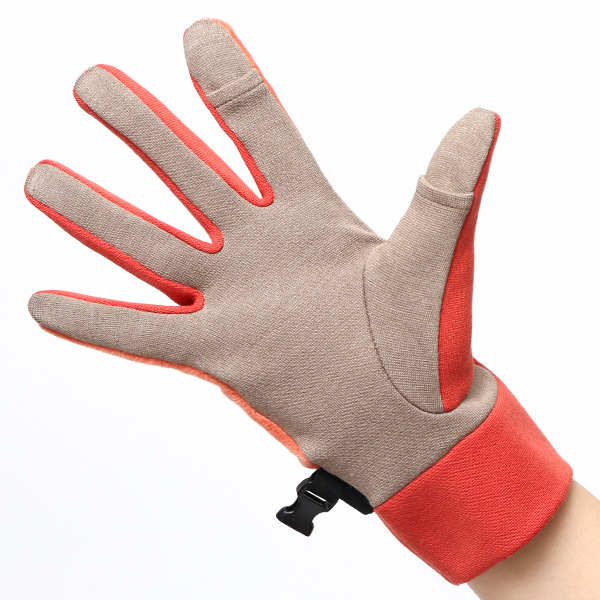  手袋 レディース ウォーキング手袋 ジョギング グローブ 保温 伸縮性あり スマホ タッチパネル 手袋 オレンジ 橙色 おしゃれ ランニング アウトドア スポーツ 散歩 手袋 軽量 ブランド クロダ(KURODA) ペレック(PELLEK)