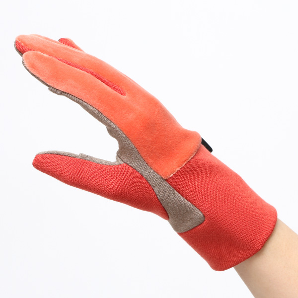  手袋 レディース ウォーキング手袋 ジョギング グローブ 保温 伸縮性あり スマホ タッチパネル 手袋 オレンジ 橙色 おしゃれ ランニング アウトドア スポーツ 散歩 手袋 軽量 ブランド クロダ(KURODA) ペレック(PELLEK)