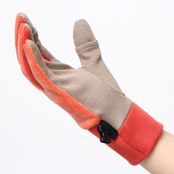  手袋 レディース ウォーキング手袋 ジョギング グローブ 保温 伸縮性あり スマホ タッチパネル 手袋 オレンジ 橙色 おしゃれ ランニング アウトドア スポーツ 散歩 手袋 軽量 ブランド クロダ(KURODA) ペレック(PELLEK)