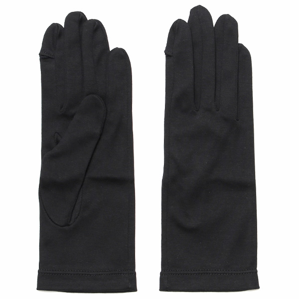 クロダ(KURODA) 【WOMEN】 オーガニックコットン UVカット グローブ / ショート ブラック