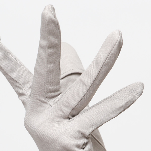 UVカット UV手袋 スマホ 手袋 レディース オーガニックコットン uvケア 紫外線 日焼け止め コットン 綿 ライトグレー グレー グレイ 灰色 ハンドカバー 女性 日焼け対策 夏 手袋 外出 室内 日焼防止 プレゼント ハンドケア クロダ(KURODA)