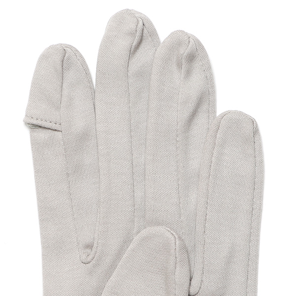 UVカット UV手袋 スマホ 手袋 レディース オーガニックコットン uvケア 紫外線 日焼け止め コットン 綿 ライトグレー グレー グレイ 灰色 ハンドカバー 女性 日焼け対策 夏 手袋 外出 室内 日焼防止 プレゼント ハンドケア クロダ(KURODA)