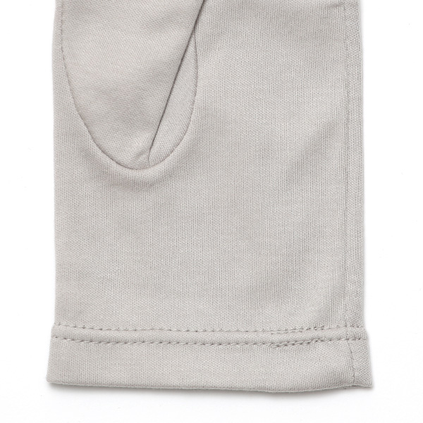 UVカット UV手袋 スマホ 手袋 レディース オーガニックコットン uvケア 紫外線 日焼け止め コットン 綿 ライトグレー グレー グレイ 灰色 ハンドカバー 女性 日焼け対策 夏 手袋 外出 室内 日焼防止 プレゼント ハンドケア クロダ(KURODA)