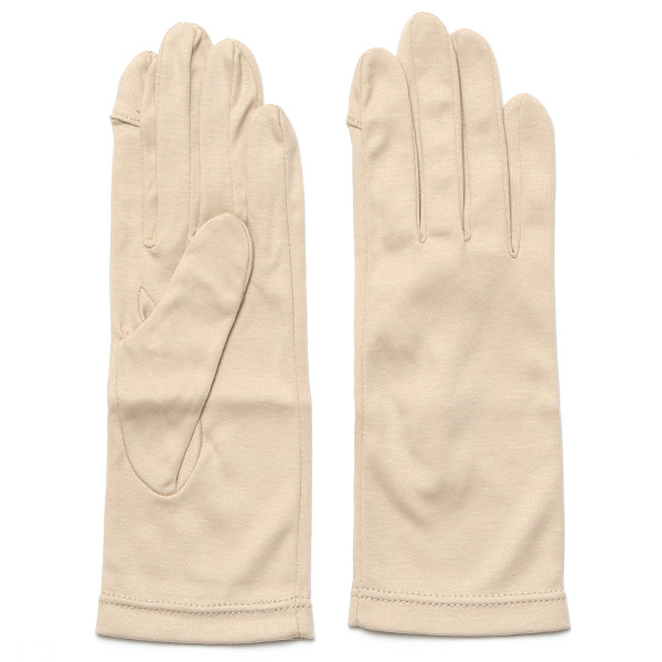 クロダ(KURODA) 【WOMEN】 オーガニックコットン UVカット グローブ / ショート ベージュ