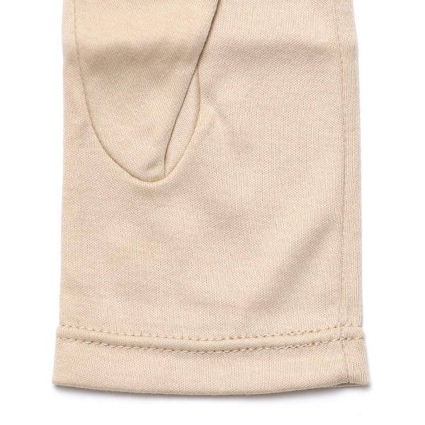 UVカット UV手袋 スマホ 手袋 レディース オーガニックコットン uvケア 紫外線 日焼け止め コットン 綿 ベージュ 肌色 ハンドカバー 女性 日焼け対策 夏 手袋 外出 室内 日焼防止 プレゼント ハンドケア クロダ(KURODA)