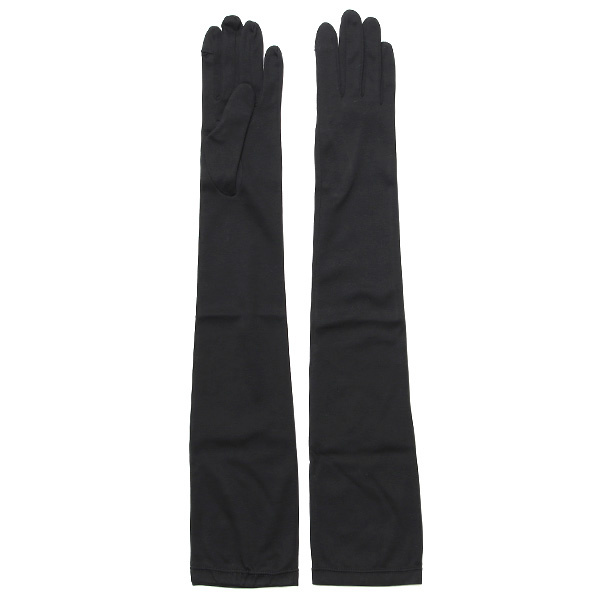 クロダ(KURODA) 【WOMEN】 オーガニックコットン UVカット グローブ / ロング ブラック