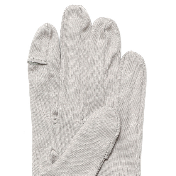  UVカット UV手袋 スマホ 手袋 レディース オーガニックコットン uvケア 紫外線 日焼け止め コットン 綿 ライトグレー グレー グレイ 灰色 アームカバー 女性 日焼け対策 夏 手袋 外出 室内 日焼防止 プレゼント ハンドケア クロダ(KURODA)