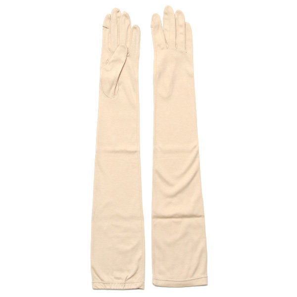 クロダ(KURODA) 【WOMEN】 オーガニックコットン UVカット グローブ / ロング ベージュ
