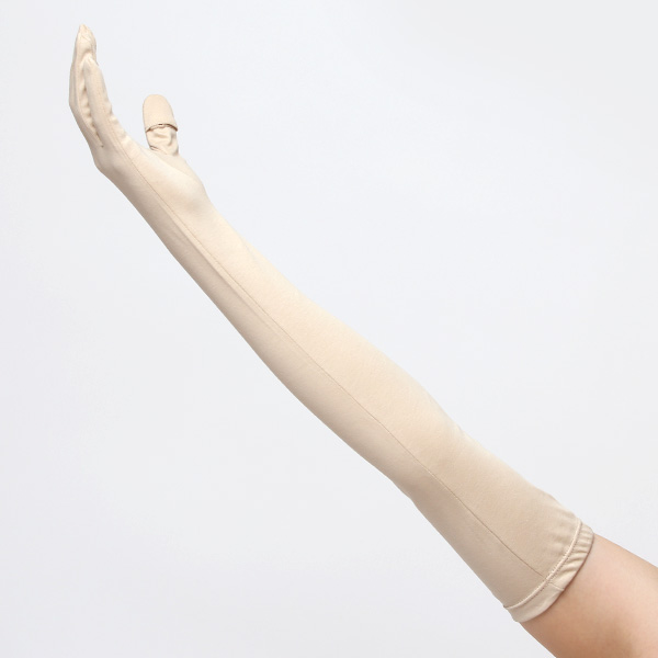  UVカット UV手袋 スマホ 手袋 レディース オーガニックコットン uvケア 紫外線 日焼け止め コットン 綿 ベージュ 肌色 アームカバー 女性 日焼け対策 夏 手袋 外出 室内 日焼防止 プレゼント ハンドケア クロダ(KURODA)