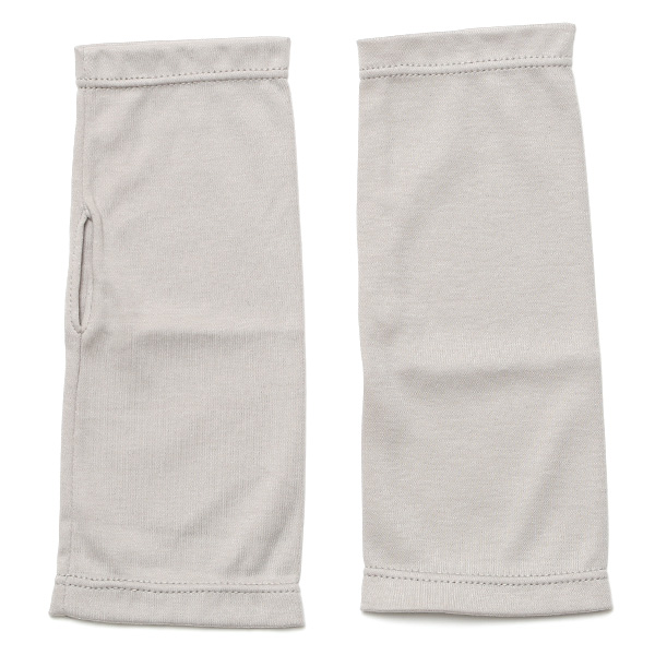 クロダ(KURODA) 【WOMEN】 オーガニックコットン UVカット リストカバー / ショート ライトグレー