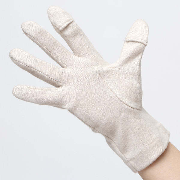  ナイト手袋 おやすみ 手袋 ハンドケア レディース 保湿 潤い 睡眠 就寝 手袋 保温 発熱 やわらかい ベージュ 肌色 手荒れ 暖かい 女性 プレゼント ギフト 母の日 妻 彼女 抗菌 グローブ スマホ対応 クロダ(KURODA)