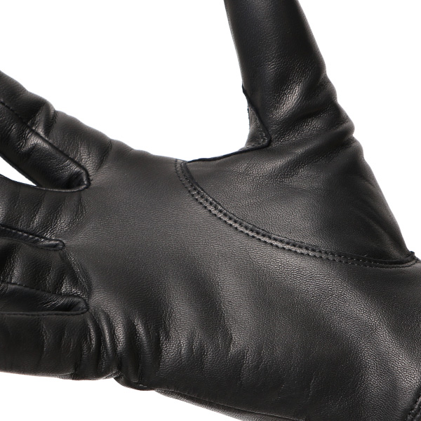 手袋 レディース 本革 カシミヤ裏地 ショート丈 防寒 革手袋 日本製 ブランド ブラック 黒 黒色 30代 40代 50代 女性 通勤 ビジネス プレゼント 化粧箱付き おしゃれ 高級 KURODA(クロダ)