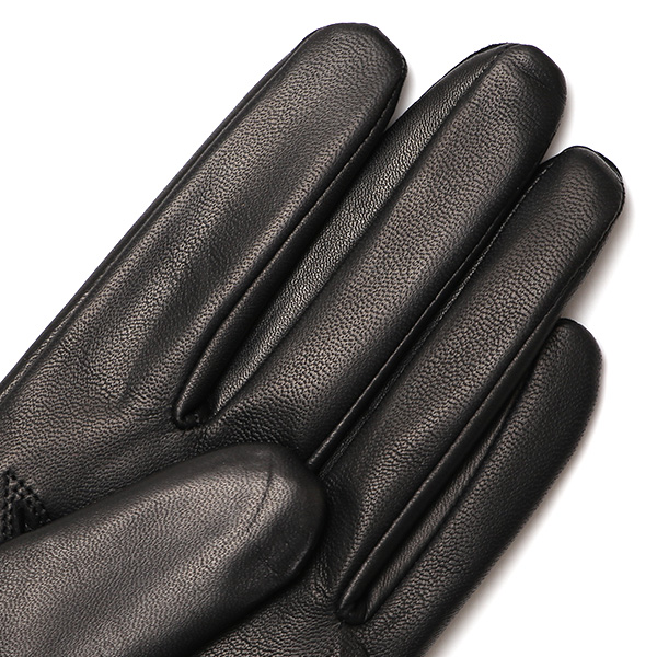 手袋 レディース 本革 カシミヤ裏地 ショート丈 防寒 革手袋 日本製 ブランド ブラック 黒 黒色 30代 40代 50代 女性 通勤 ビジネス プレゼント 化粧箱付き おしゃれ 高級 KURODA(クロダ)