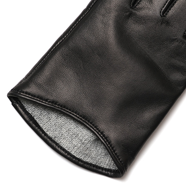 手袋 レディース 本革 カシミヤ裏地 ショート丈 防寒 革手袋 日本製 ブランド ブラック 黒 黒色 30代 40代 50代 女性 通勤 ビジネス プレゼント 化粧箱付き おしゃれ 高級 KURODA(クロダ)