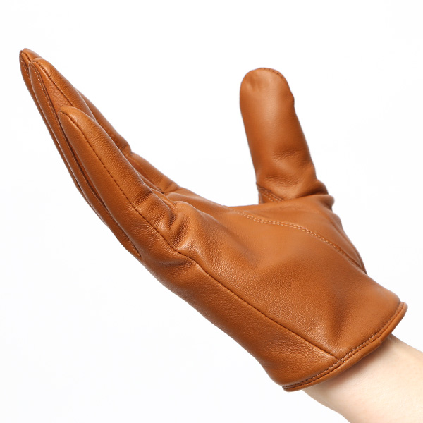  手袋 レディース 本革 カシミヤ裏地 ショート丈 防寒 革手袋 日本製 ブランド キャメル ブラウン 茶 茶色 30代 40代 50代 女性 通勤 ビジネス プレゼント 化粧箱付き おしゃれ 高級 KURODA(クロダ)