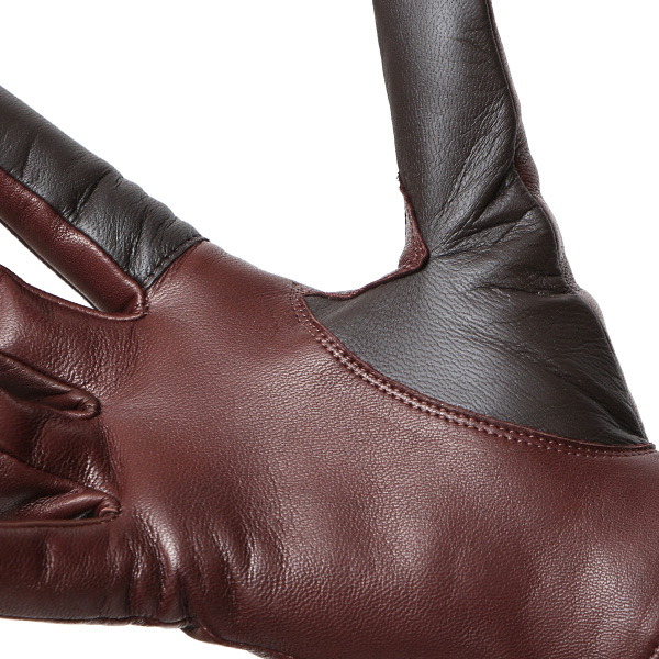  手袋 レディース 本革 カシミヤ裏地 スマホ対応 ショート丈 防寒 革手袋 日本製 ブランド ブラウン 茶 茶色 30代 40代 50代 女性 タッチパネル 操作可能 通勤 ビジネス プレゼント 化粧箱付き おしゃれ 高級 KURODA(クロダ)