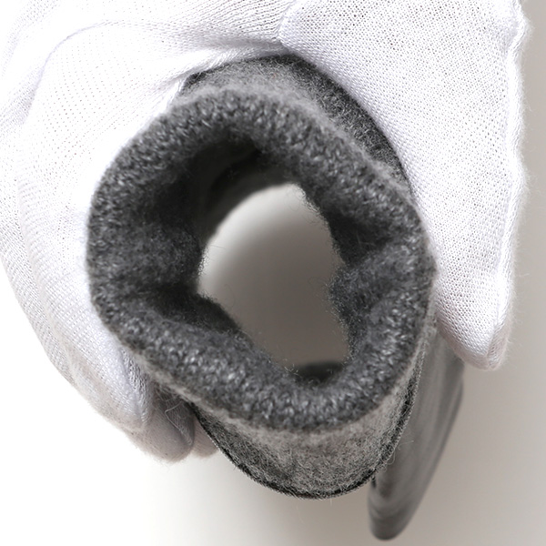  手袋 メンズ 本革 カシミヤ裏地 フィンガーレス 防寒 革手袋 日本製 ブランド ブラック 黒 黒色 スマホ タッチパネル 操作可能 男性 通勤 ビジネス プレゼント 化粧箱付き おしゃれ 高級 KURODA(クロダ)