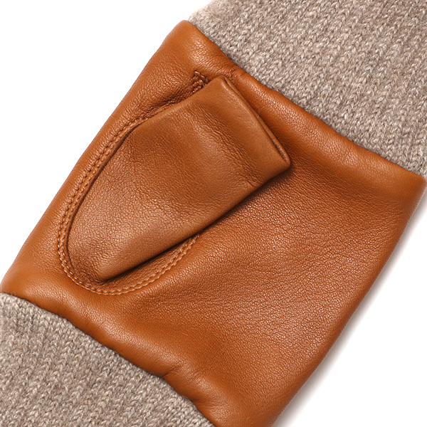  手袋 メンズ 本革 カシミヤ裏地 フィンガーレス 防寒 革手袋 日本製 ブランド キャメル ブラウン 茶 茶色 スマホ タッチパネル 操作可能 男性 通勤 ビジネス プレゼント 化粧箱付き おしゃれ 高級 KURODA(クロダ)