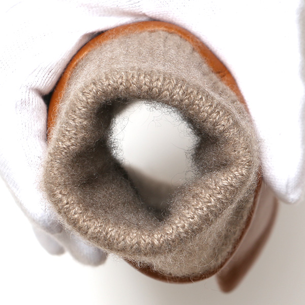  手袋 メンズ 本革 カシミヤ裏地 フィンガーレス 防寒 革手袋 日本製 ブランド キャメル ブラウン 茶 茶色 スマホ タッチパネル 操作可能 男性 通勤 ビジネス プレゼント 化粧箱付き おしゃれ 高級 KURODA(クロダ)