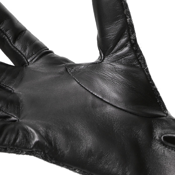  ハリスツイード 日本製 革手袋 レディース スマホ対応 化粧箱付き ブランド 防寒 本革 手袋 グレー グレイ 灰色 チクチクしない 暖かい タッチパネル 操作可能 プレゼント ギフト かわいい 女性 ビジネス 仕事 クリスマス KURODA(クロダ)