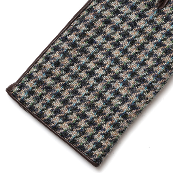  ハリスツイード 日本製 革手袋 レディース スマホ対応 化粧箱付き ブランド 防寒 本革 手袋 ベージュ 肌色 チクチクしない 暖かい タッチパネル 操作可能 プレゼント ギフト かわいい 女性 ビジネス 仕事 クリスマス KURODA(クロダ)