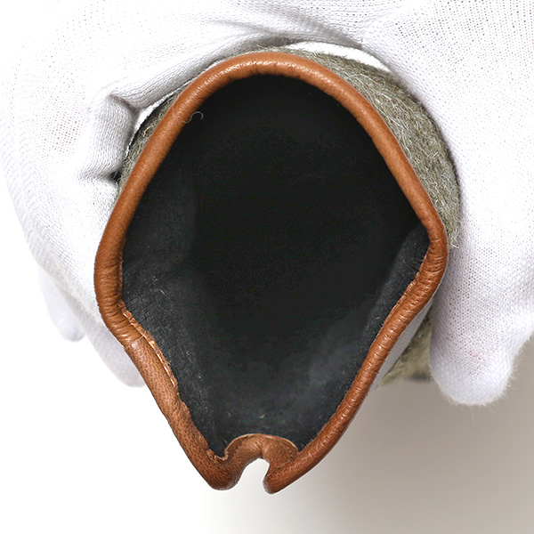  ハリスツイード 日本製 革手袋 レディース スマホ対応 化粧箱付き ブランド 防寒 本革 手袋 グリーン 緑色 チクチクしない 暖かい タッチパネル 操作可能 プレゼント ギフト かわいい 女性 ビジネス 仕事 クリスマス KURODA(クロダ)