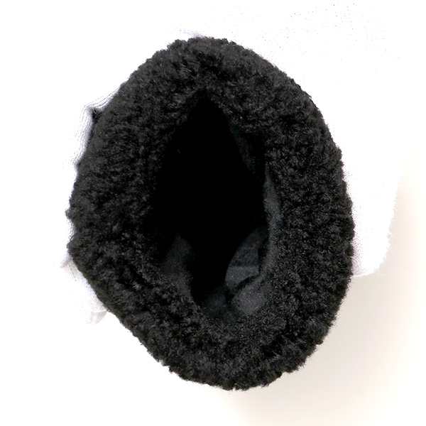  フェイクスエード マイクロボア裏地 暖かい 防寒 レディース 手袋 ブラック 黒 黒色 日本企画 ブランド クリスマス かわいい 女性 ギフト プレゼント ファー付き おしゃれ チクチクしない KURODA(クロダ)