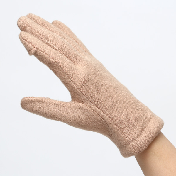  KURODA(クロダ) おひるねねこ レディース 手袋 スマホ操作可能 キャメル ブラウン 茶 茶色 暖かい 裏起毛 防寒 猫 動物 アニマル キャラクター 刺繍 かわいい 暖かい 裏起毛 日本企画 ブランド タッチパネル スマートフォン