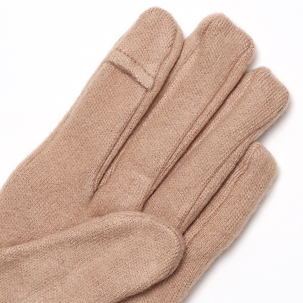  KURODA(クロダ) おひるねねこ レディース 手袋 スマホ操作可能 キャメル ブラウン 茶 茶色 暖かい 裏起毛 防寒 猫 動物 アニマル キャラクター 刺繍 かわいい 暖かい 裏起毛 日本企画 ブランド タッチパネル スマートフォン