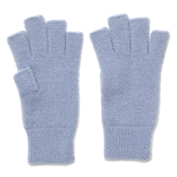 KURODA(クロダ) ナイロンソフトヤーン フィンガーレス レディース 手袋 ブルー