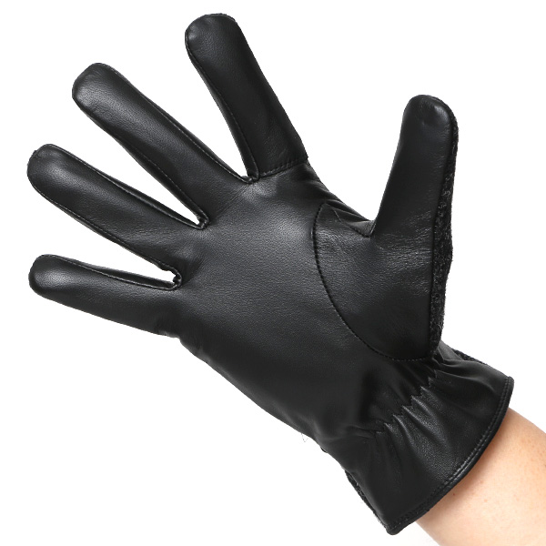  ハリスツイード 手袋 メンズ 防寒 暖かい 裏起毛 レザー 本革手袋 グレー グレイ 灰色 日本製 ブランド 通勤 ビジネス クリスマス プレゼント ギフト 化粧箱付き おしゃれ 高級 KURODA(クロダ)