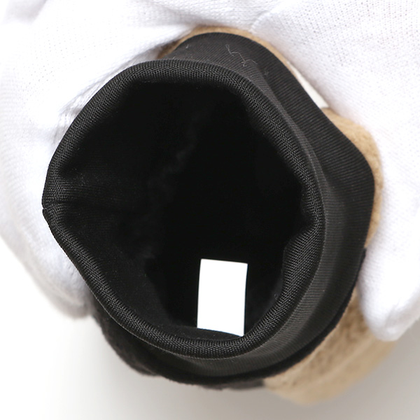  手袋 メンズ ボア 暖かい 裏起毛 防寒 日本製 ブランド ベージュ 肌色 タッチパネル スマホ操作可能 アメカジ アウトドア スポーツ おしゃれ 指無し グローブ KURODA(クロダ)