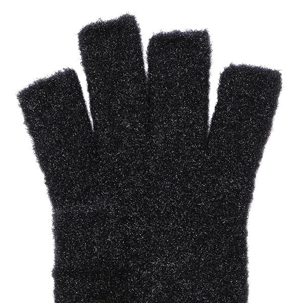  手袋 メンズ ナイロンソフトヤーン素材 防寒 暖かい 柔らかい 肌触り ブラック 黒 黒色 タッチパネル スマホ操作可能 日本企画 ブランド 男性 付け心地 良い 滑らか 履き心地 KURODA(クロダ)