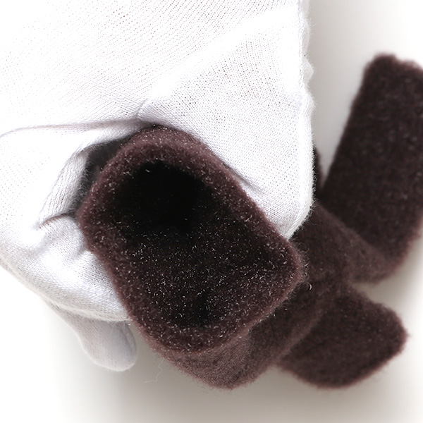  手袋 メンズ ナイロンソフトヤーン素材 防寒 暖かい 柔らかい 肌触り ダークブラウン ブラウン 茶 茶色 タッチパネル スマホ操作可能 日本企画 ブランド 男性 付け心地 良い 滑らか 履き心地 KURODA(クロダ)