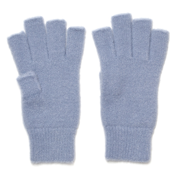 KURODA(クロダ) ナイロンソフトヤーン フィンガーレス メンズ 手袋 ブルー