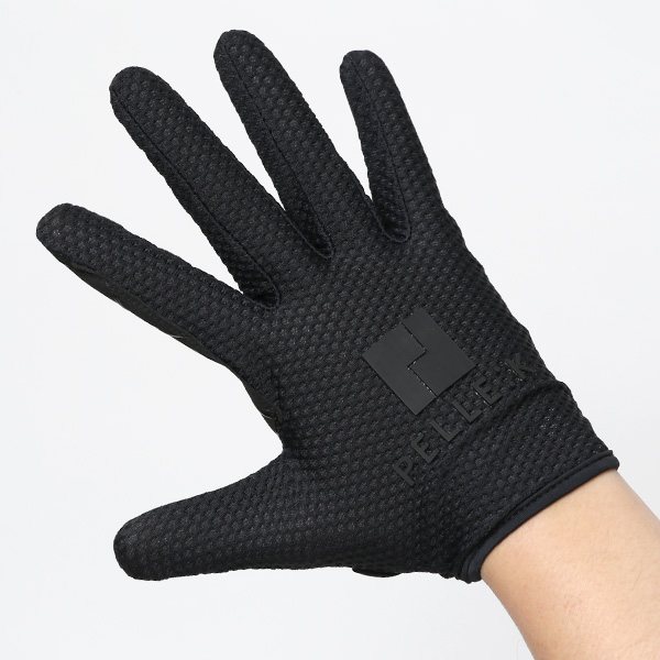  KURODA(クロダ) 手袋 自転車 メンズ スマホ操作可能  吸湿速乾 バイクグローブ ブラック 黒 黒色 タッチパネル スマートフォン 通気性 耐久性 洗濯 手洗い可能 男性 プレゼント ギフト スポーツ PELLEK ペレック